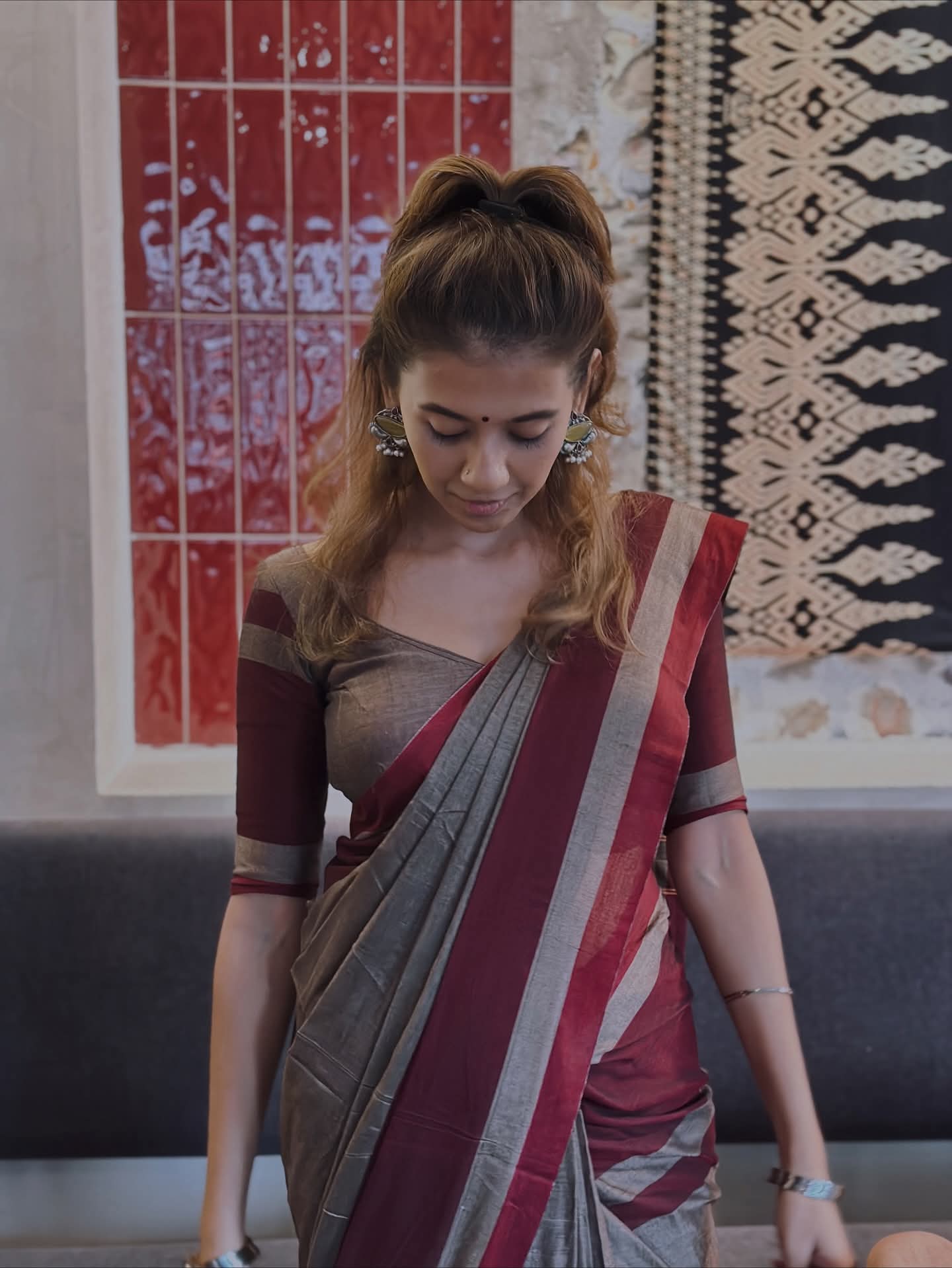 Subashini Asokan - Malaysia Saree Beauty - Malaysia Saree Model - Malaysia Beautiful Woman - Malaysia Saree Blouse  Fashion - Malaysia Beautiful Actor