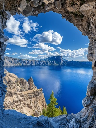 Hidden views at Crater Lake, Oregon, USA!