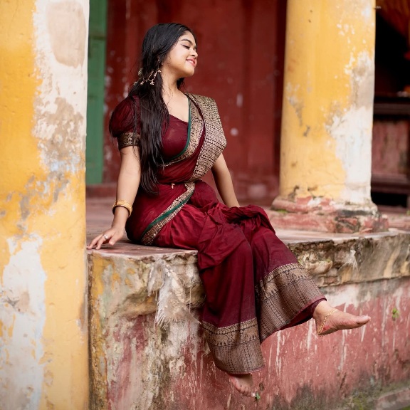 Sneha Bhowmik - Indian Red Saree Lover - Indian Saree Model - Indian Saree Beauty