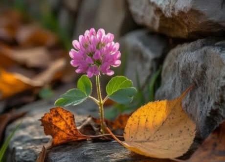 পাথরের শহরেও ফুল ফোটে, যদি মনটা কোমল থাকে।🖤🌼