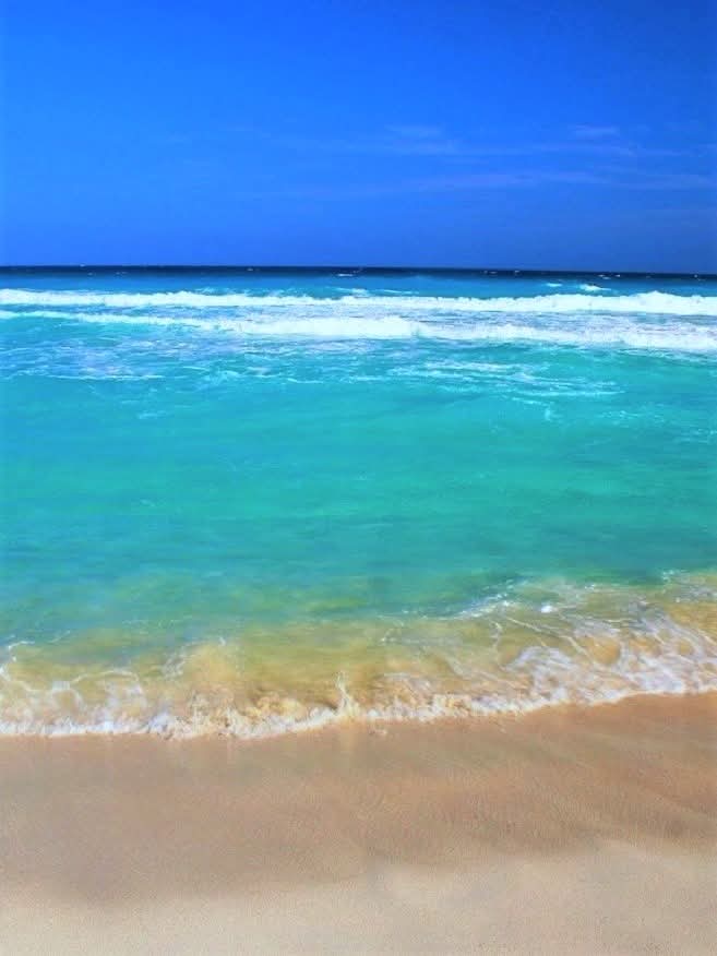 Seaside in Cancún, Mexico.