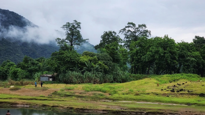 সিলেট এর সুন্দর দৃশ্য। বাংলাদেশের সুন্দর দৃশ্য। উৎমাছড়া, কোম্পানিগঞ্জ, সিলেট, বাংলাদেশ।