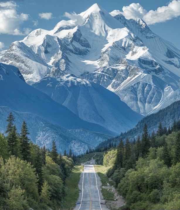 🏔️ Mountain roads in Banff, Canada!