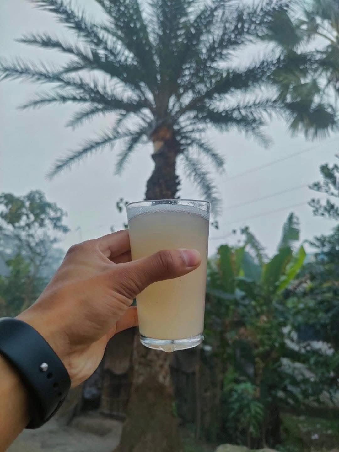 শীতের সকালে এক গ্লাস খেজুর গাছের রস খেতে খুবি ভালো লাগে।