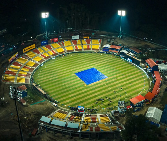 Floodlights now operational at the stadium in Kathmandu 😍🇳🇵