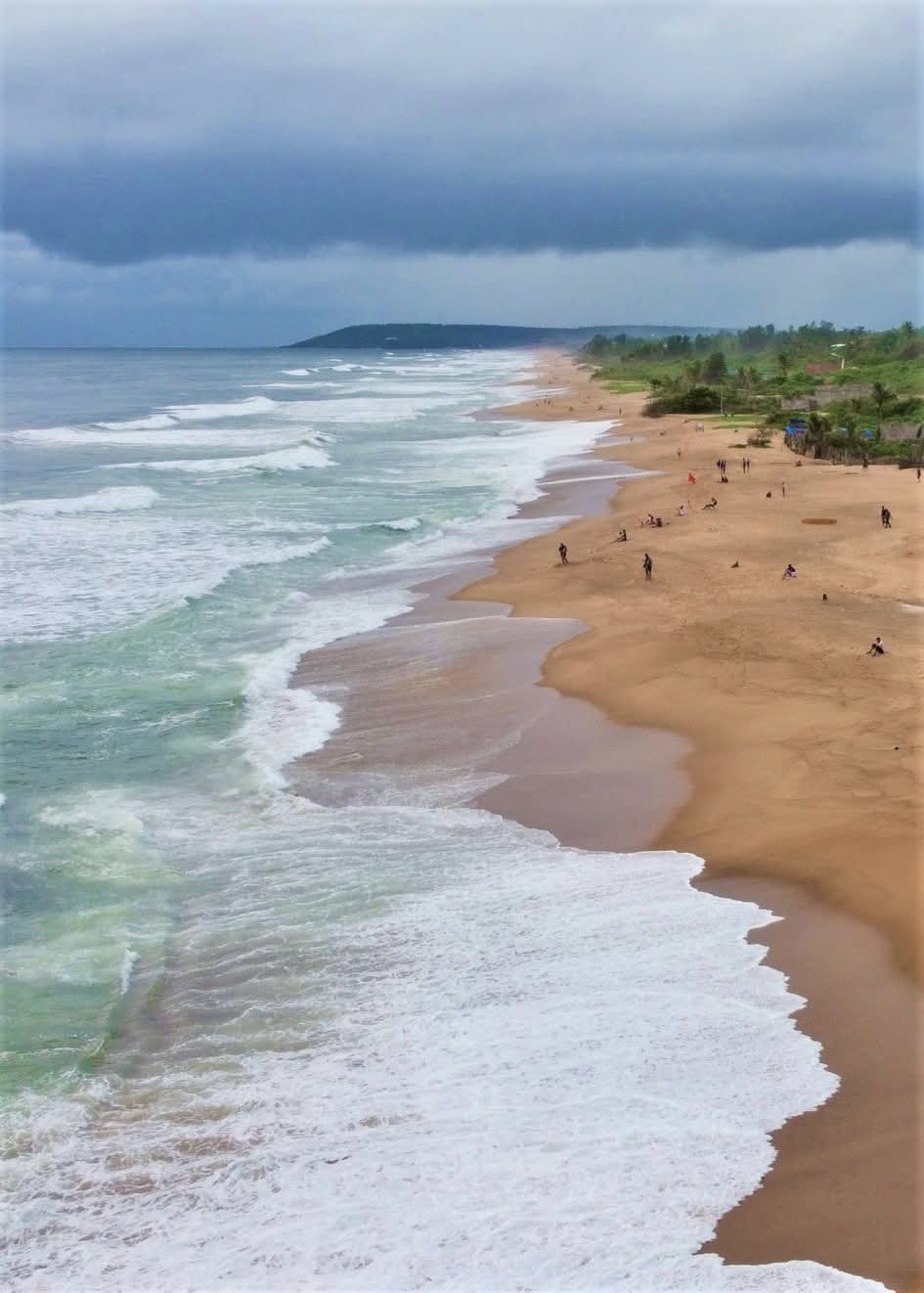 Coast in Goa, India.