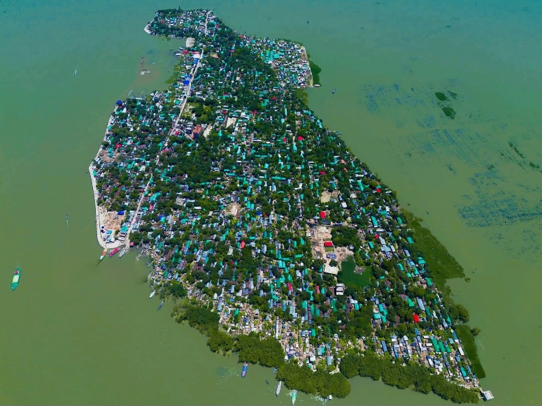 হাওর দ্বীপ ছাতিরচর, নিকলী কিশোরগঞ্জ, বাংলাদেশ।