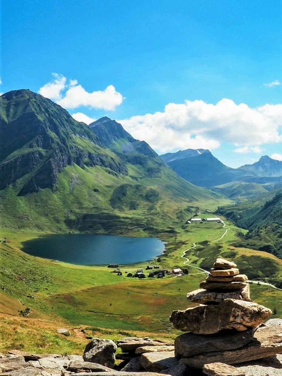Lake Cadagno, Ticino, Switzerland.