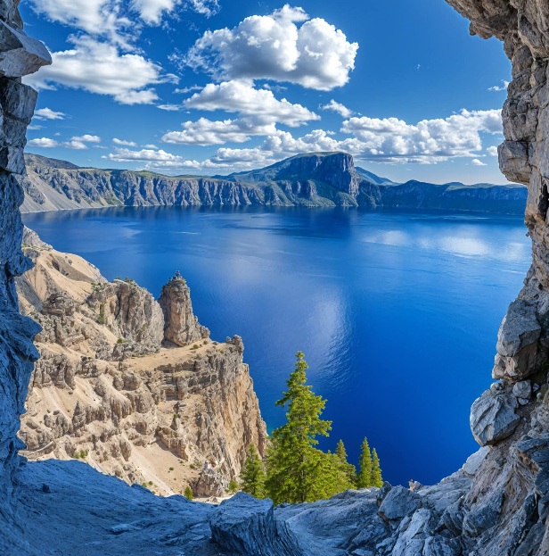Hidden views at Crater Lake, Oregon, USA!