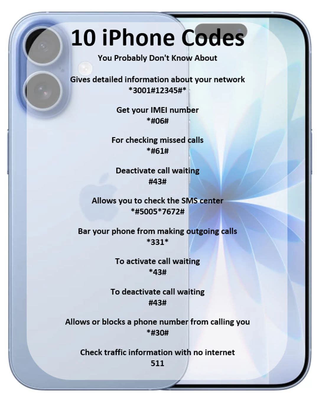 Here's my iPhone handbook! 💯
Save this for quick reference! 🔖
iPhone code! 👍