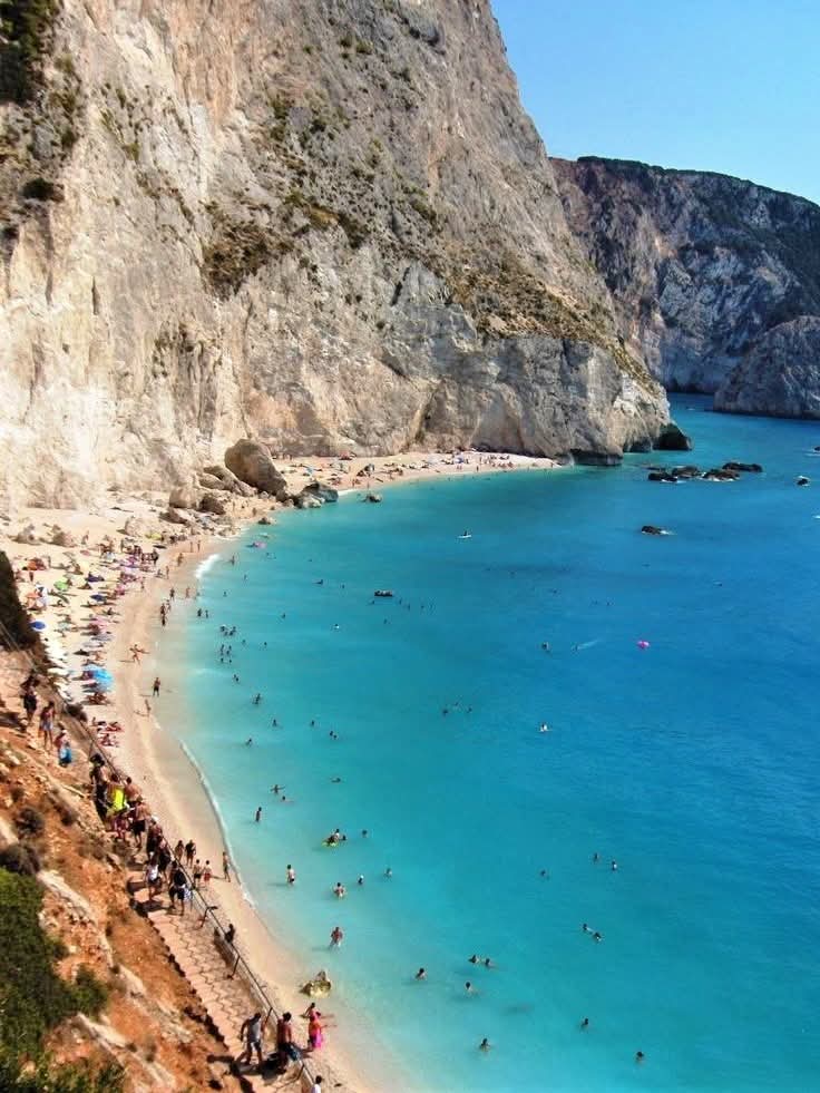 Porto Katsiki, Lefkada, Greece.