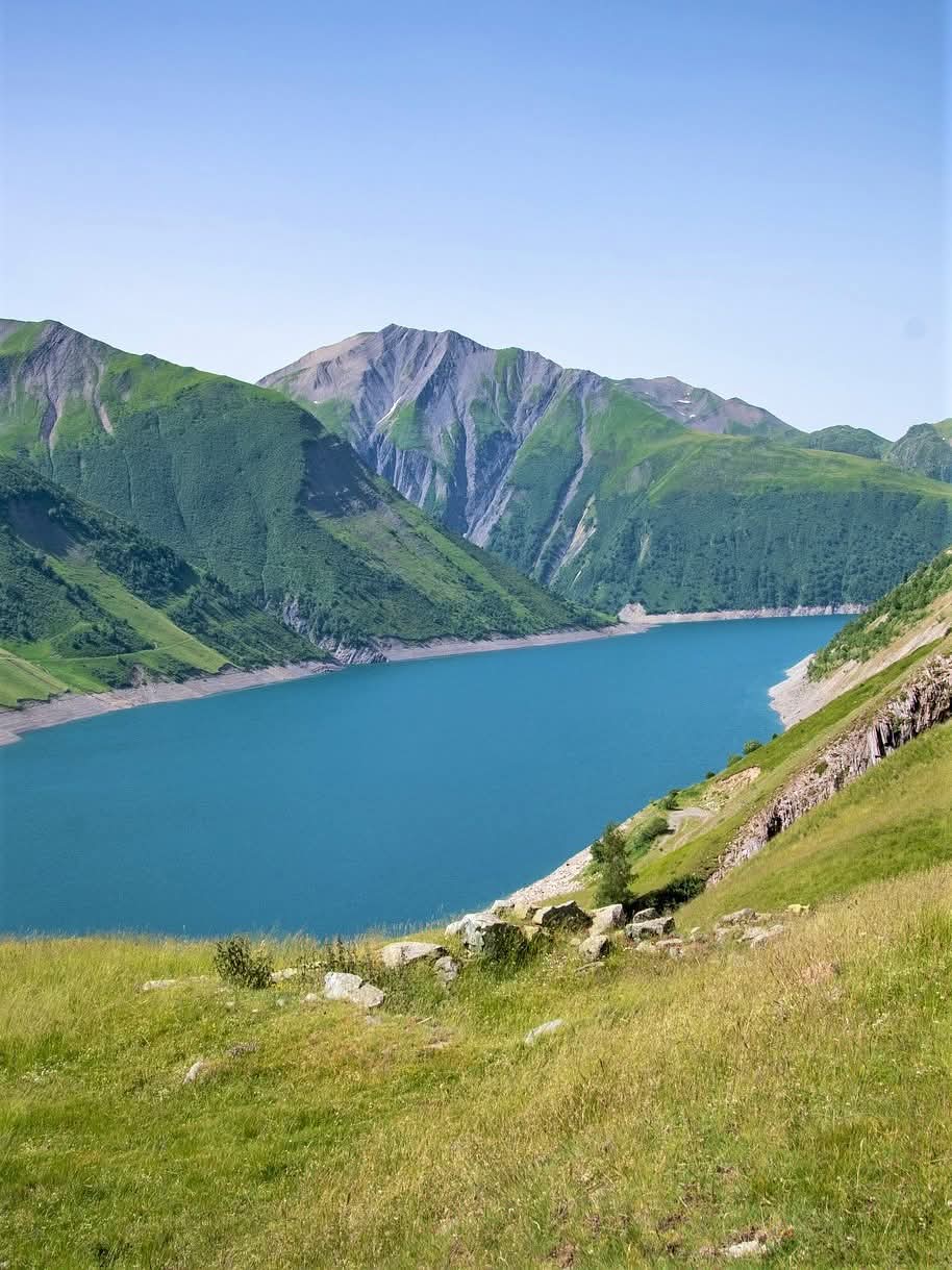 Lac de Grand Maison, France.