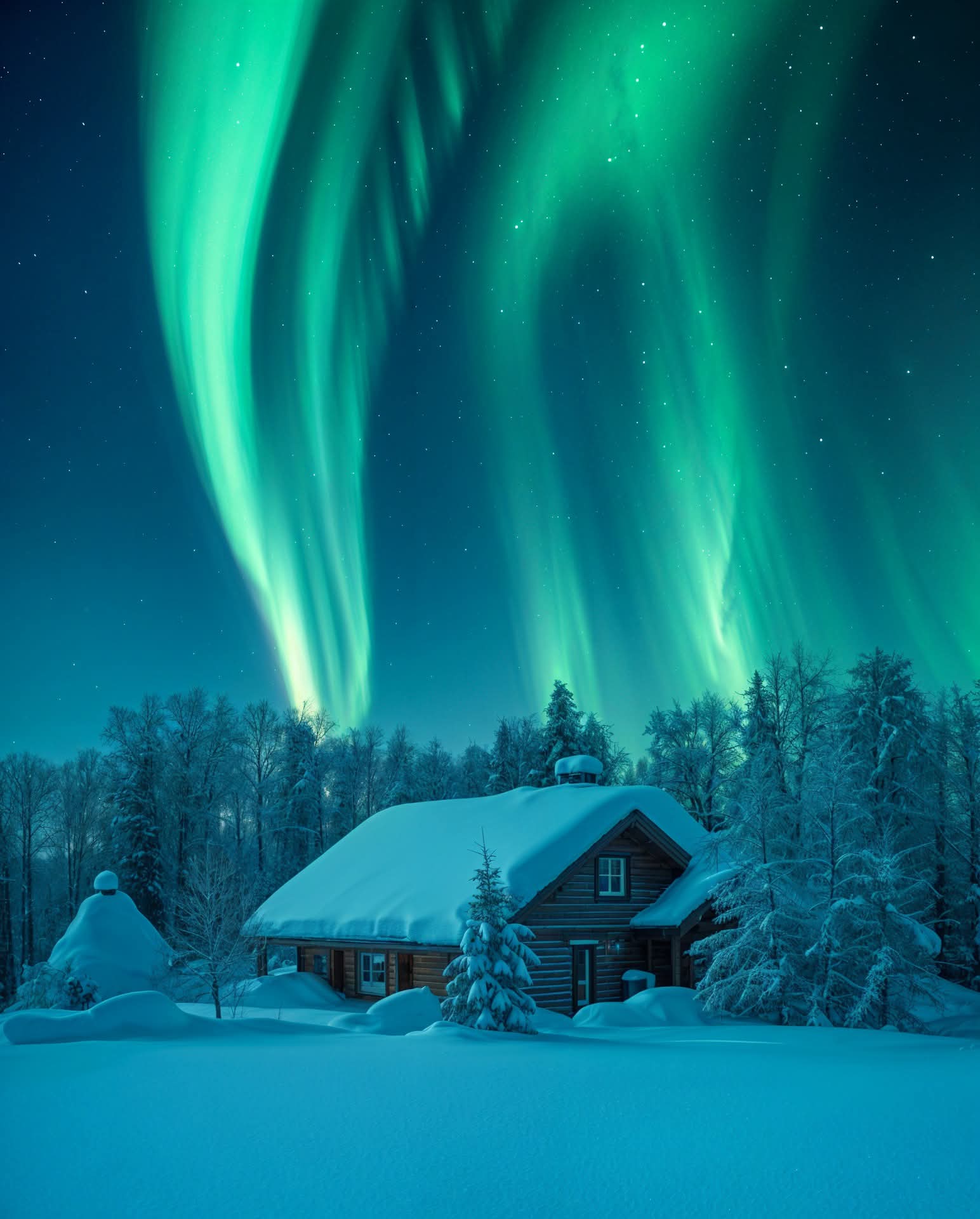 ✨ Northern lights cabin in Lapland, Finland!