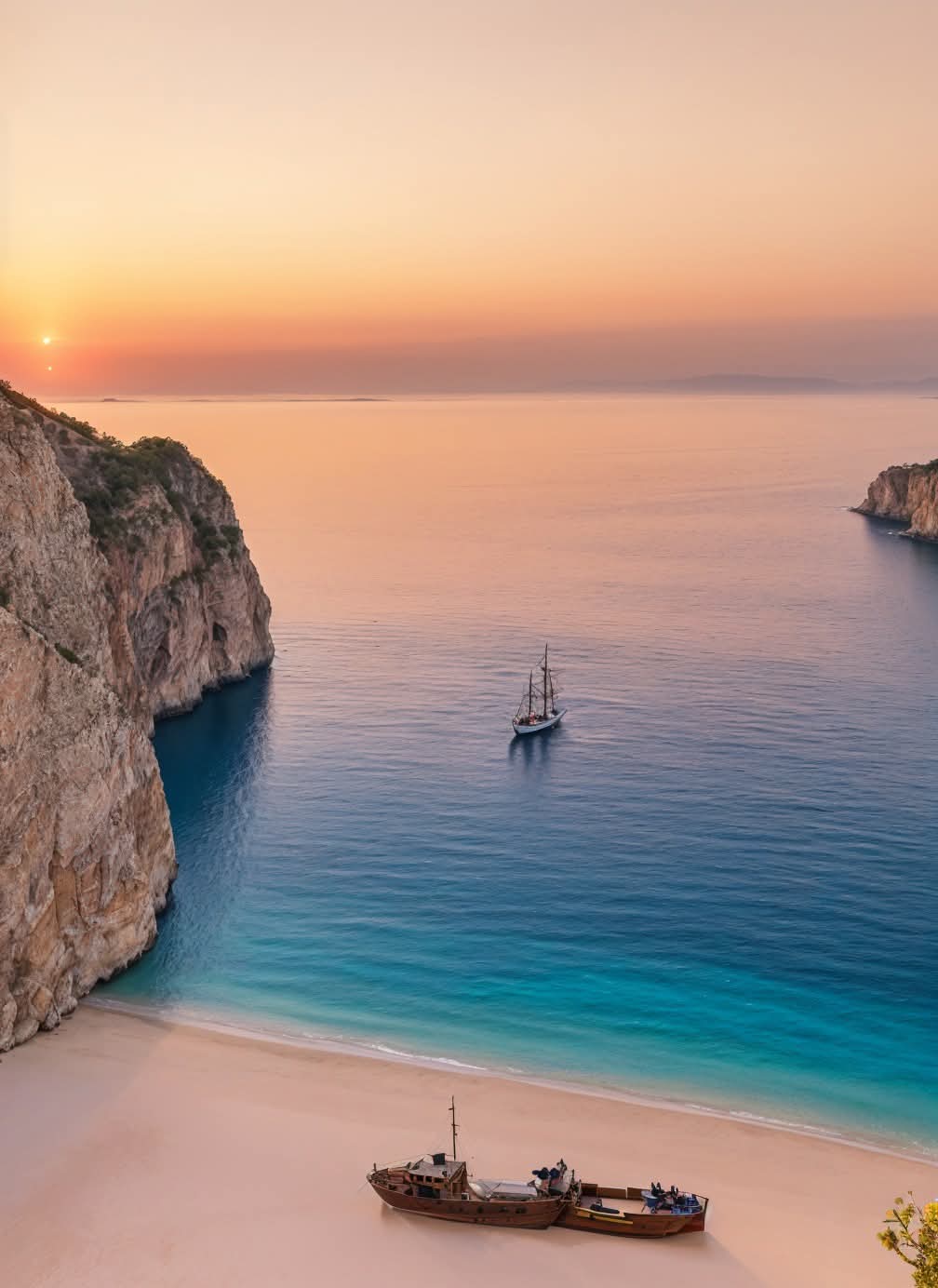 ⛵ Hidden paradise at Navagio Beach, Greece!