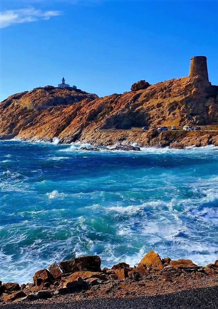 L'Île-Rousse, Corsica, France.