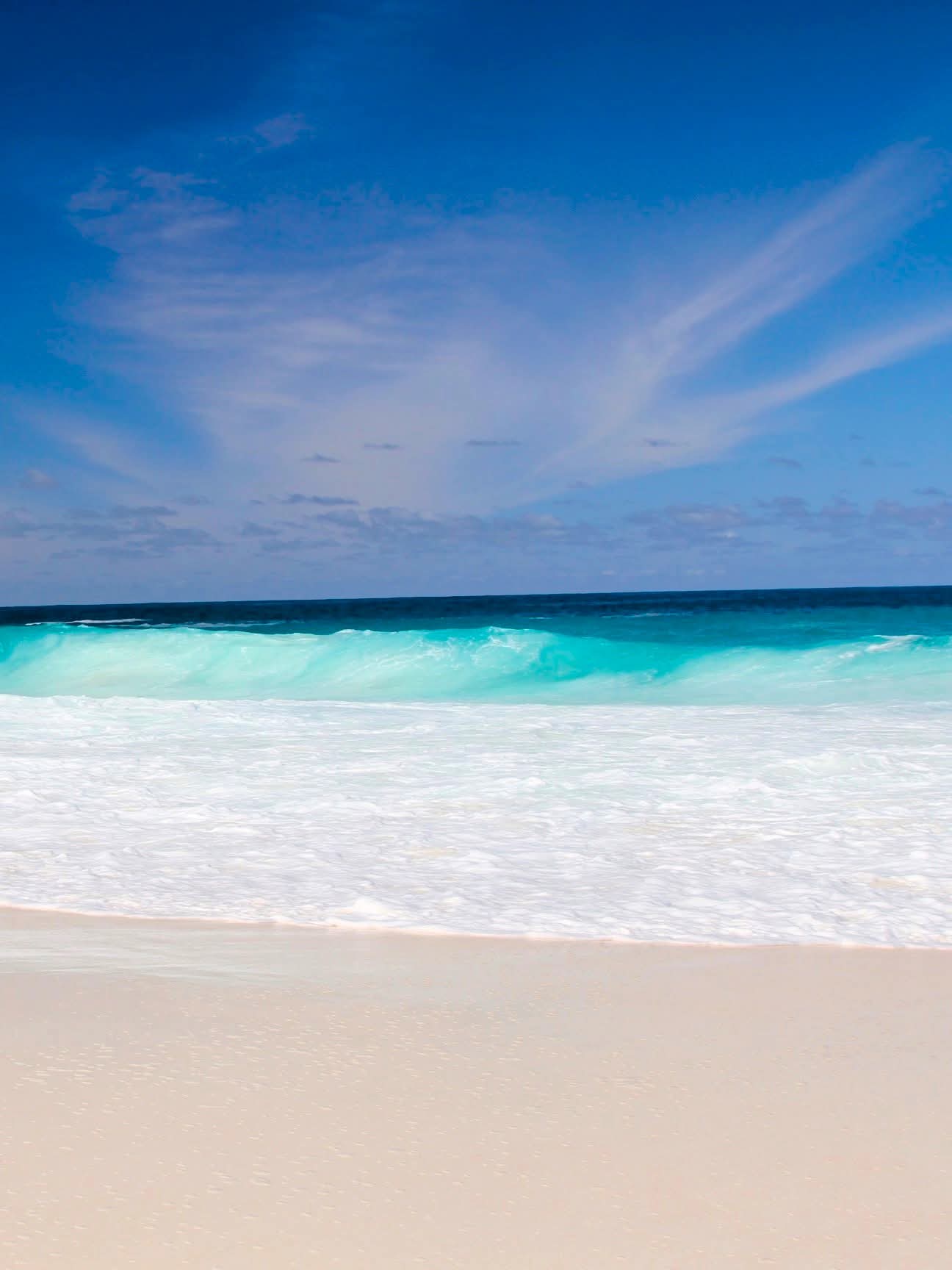 Seaside in Seychelles, Indian Ocean.