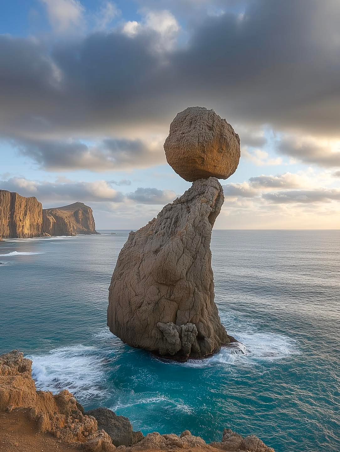 The coast built its own impossible monument 🤯 Gozo, Malta 🇲🇹