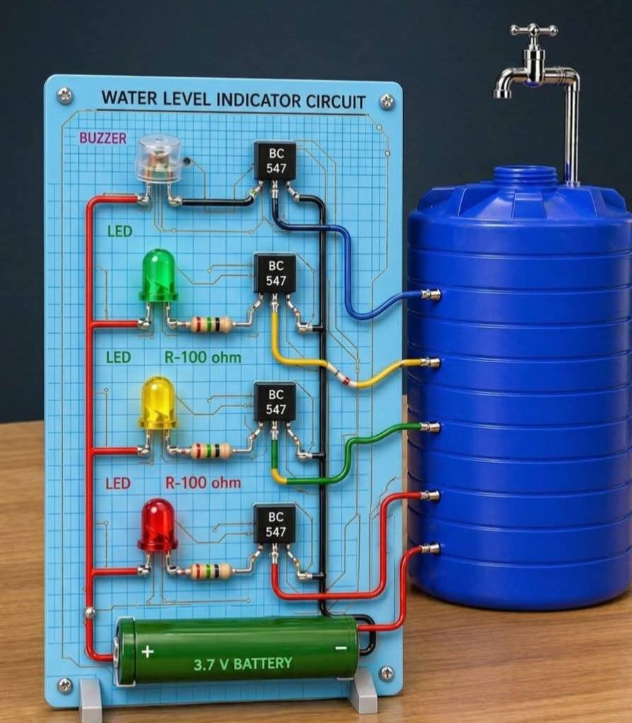 Water Level Indicator Circuit Board