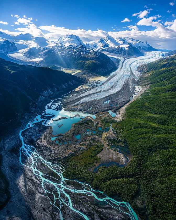 Where Ice Carves the Earth, Nature Creates Masterpieces.❤️🏔️💦