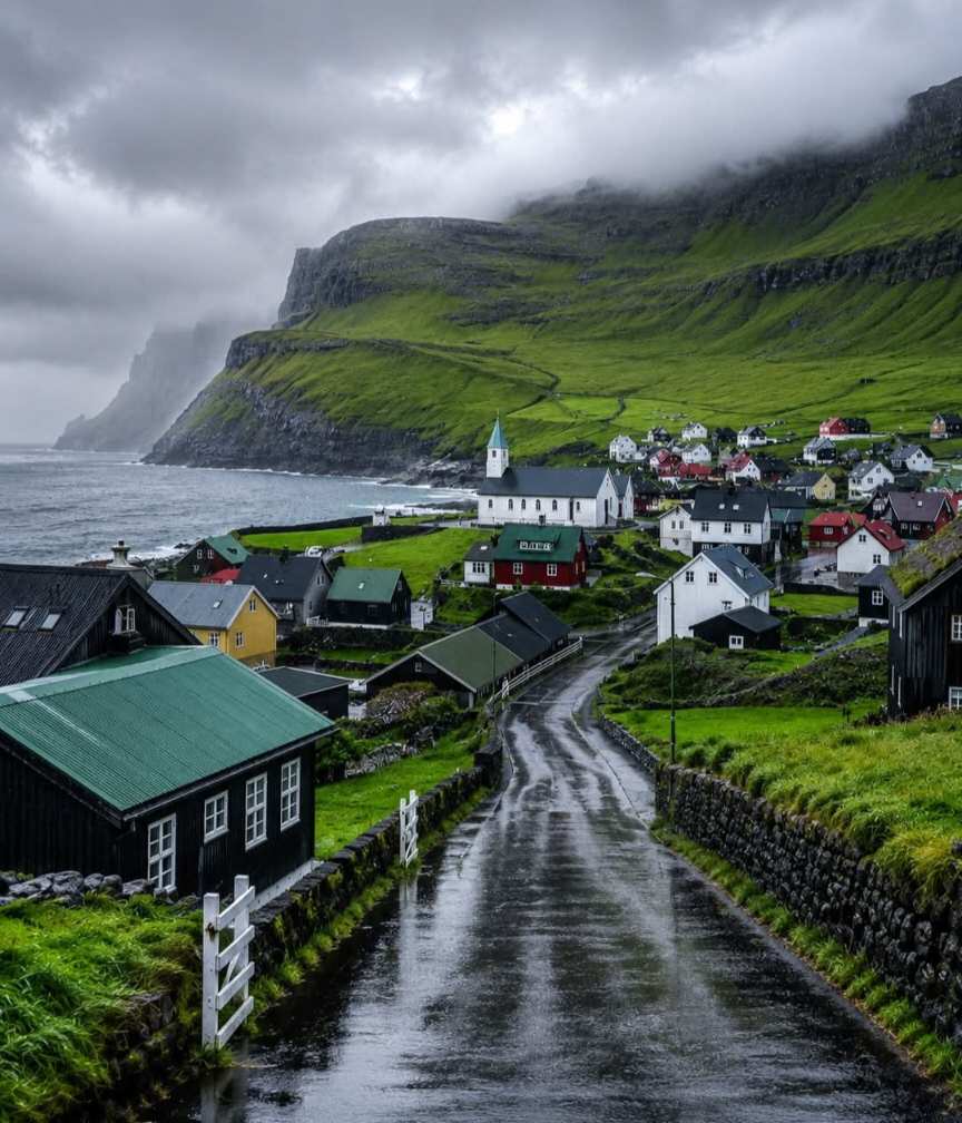 Rainy day, Faroe islands 🇫🇴 💚