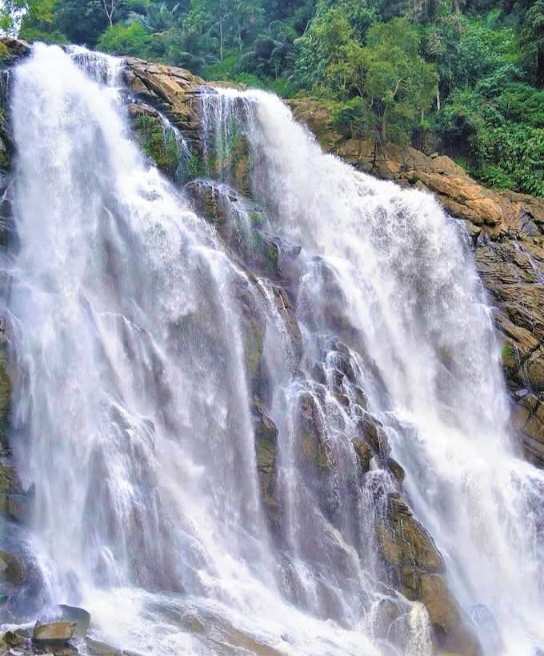 Meenmutty Falls, Kerala-India.