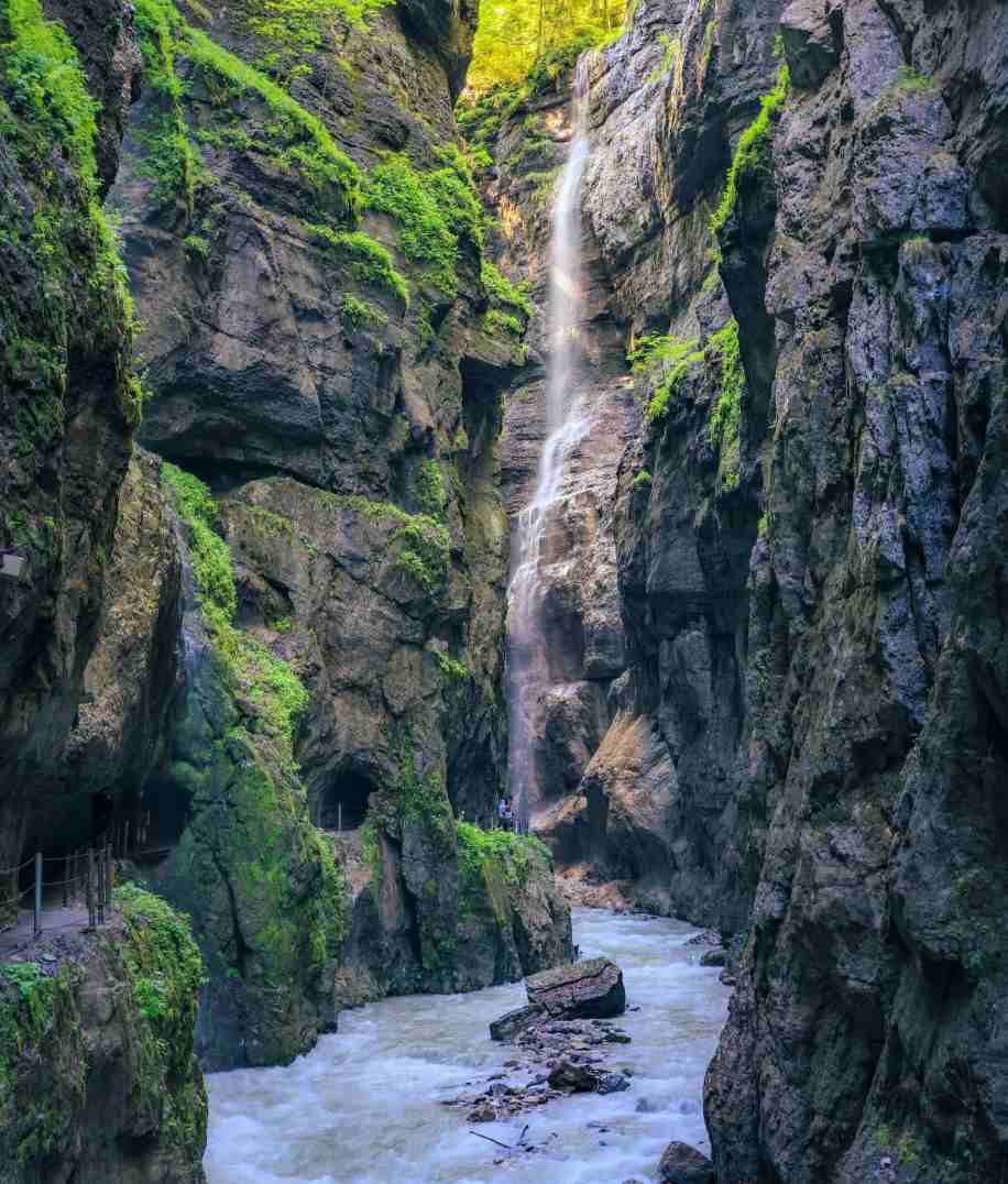 Partnachklamm, Garmisch-Partenkirchen, Bavaria-Germany.