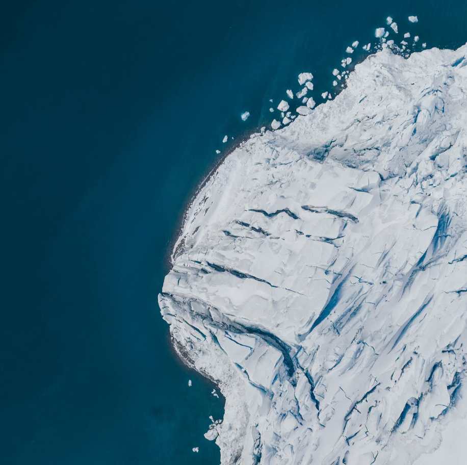 Ice meets the Arctic ocean 🩵
