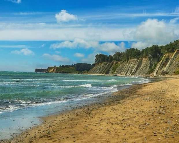 Bowling Ball Beach, California-USA.
