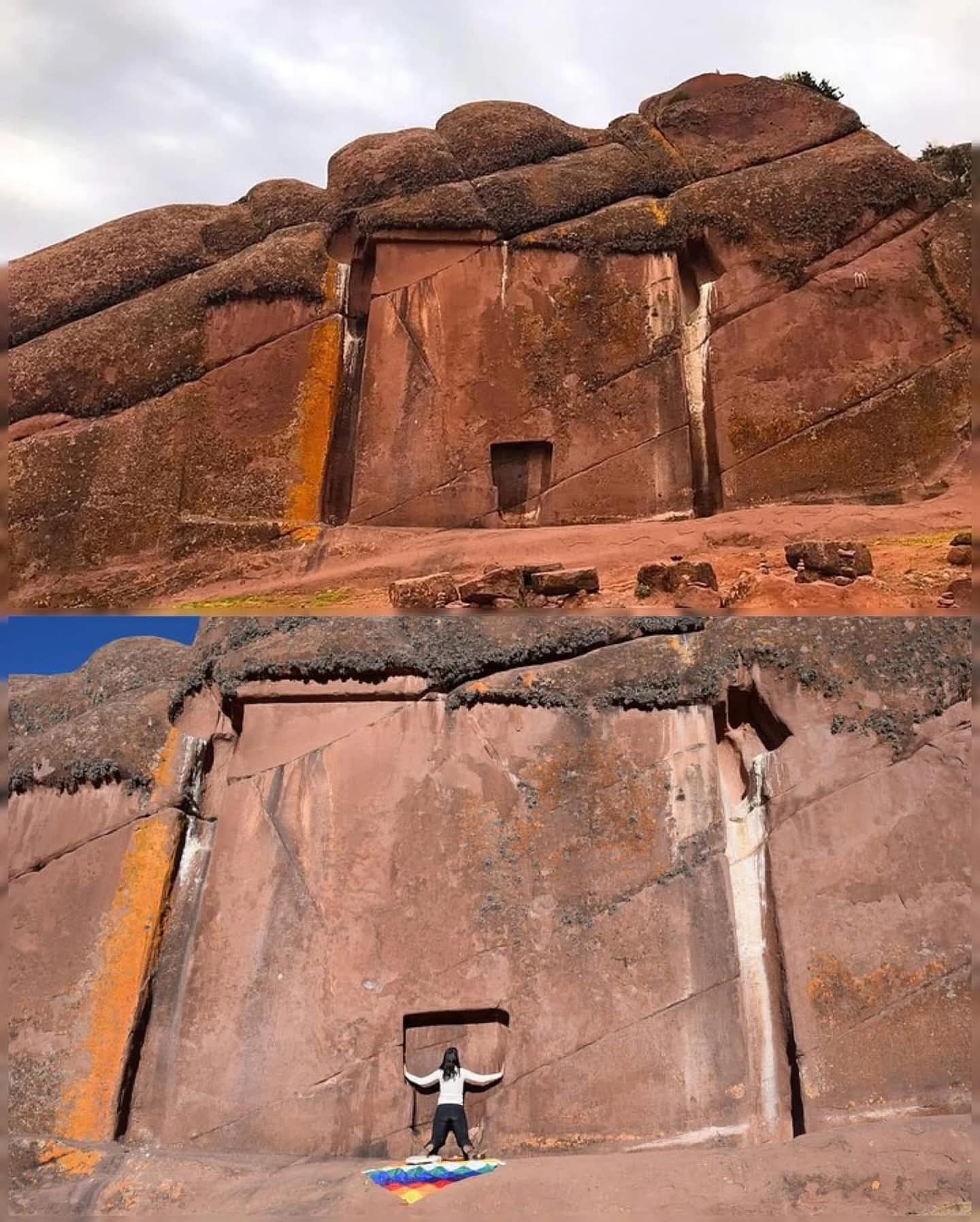 Hayu Marca Mountain near Lake Titicaca in Peru