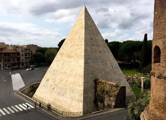Pyramid of Cestius Rome, Italy