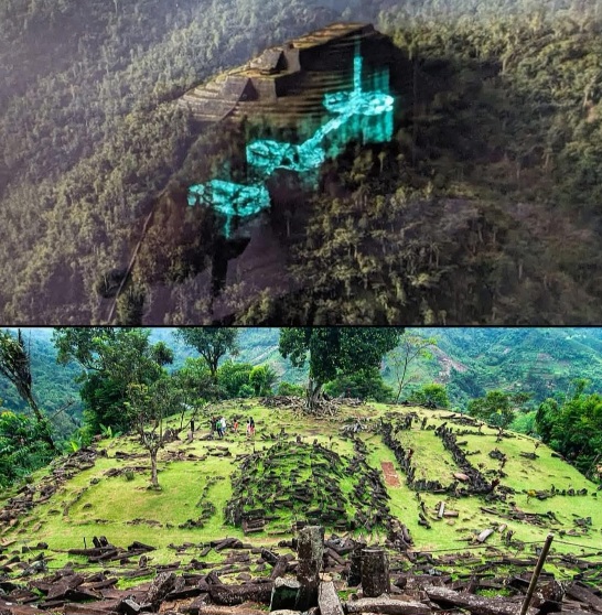 Gunung Padang sits West Java, Indonesia