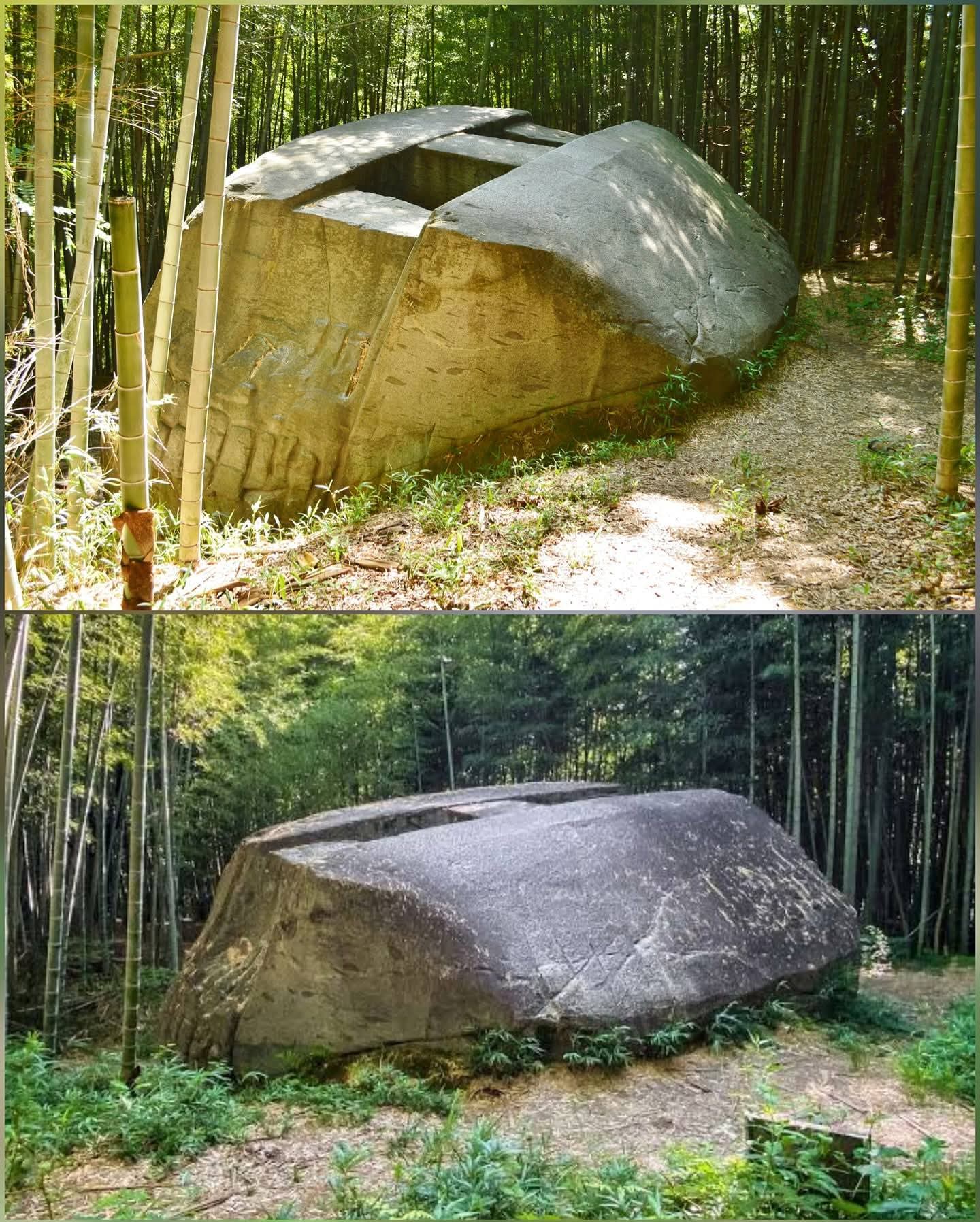 জাপানের আসুকা অঞ্চলে এক বিশাল পাথর!