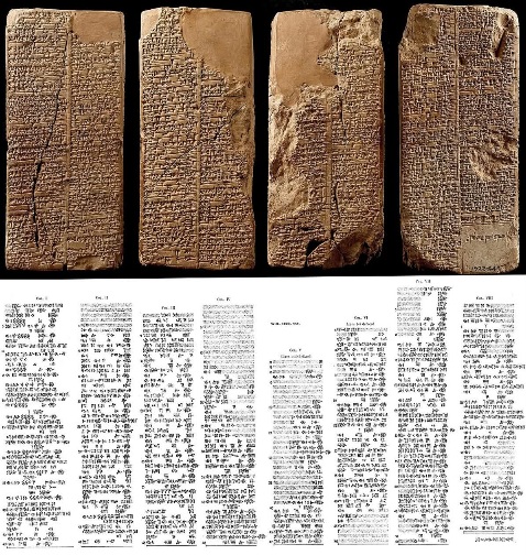 The Sumerian King List records