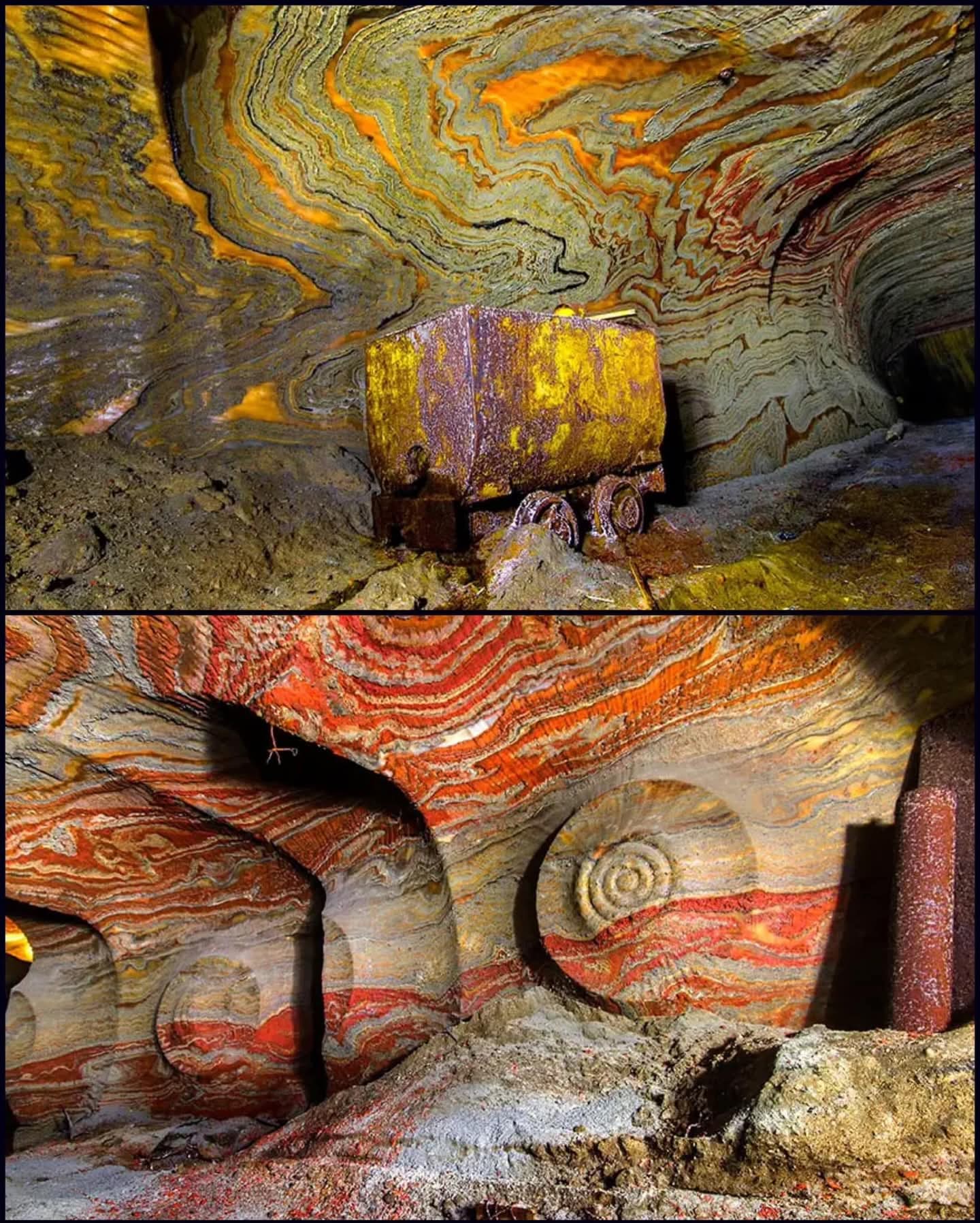 Deep beneath Yekaterinburg, Russia