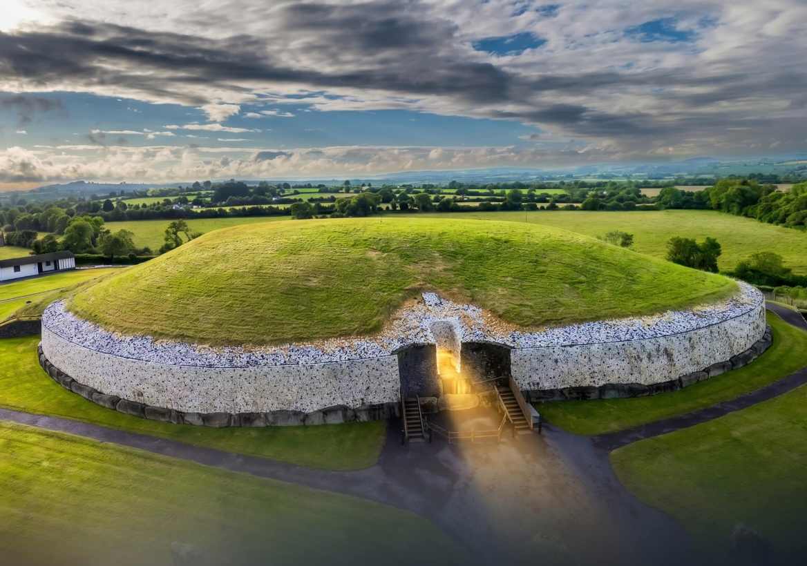 Why was a tomb built to catch the winter solstice sun?