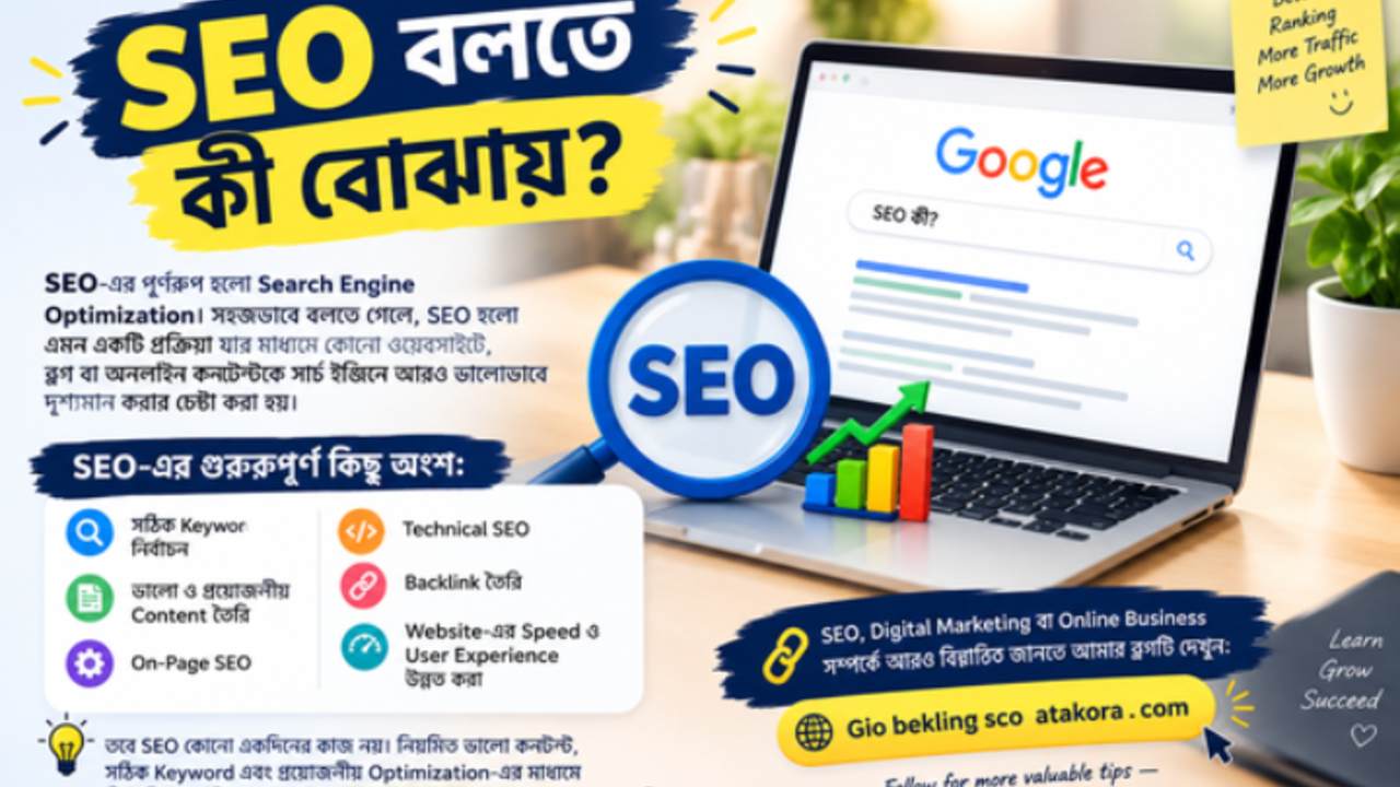 SEO বলতে কী বোঝায়?