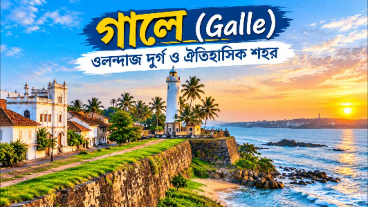 শ্রীলঙ্কার গালে: ইতিহাস, সমুদ্র আর অপূর্ব সৌন্দর্য
