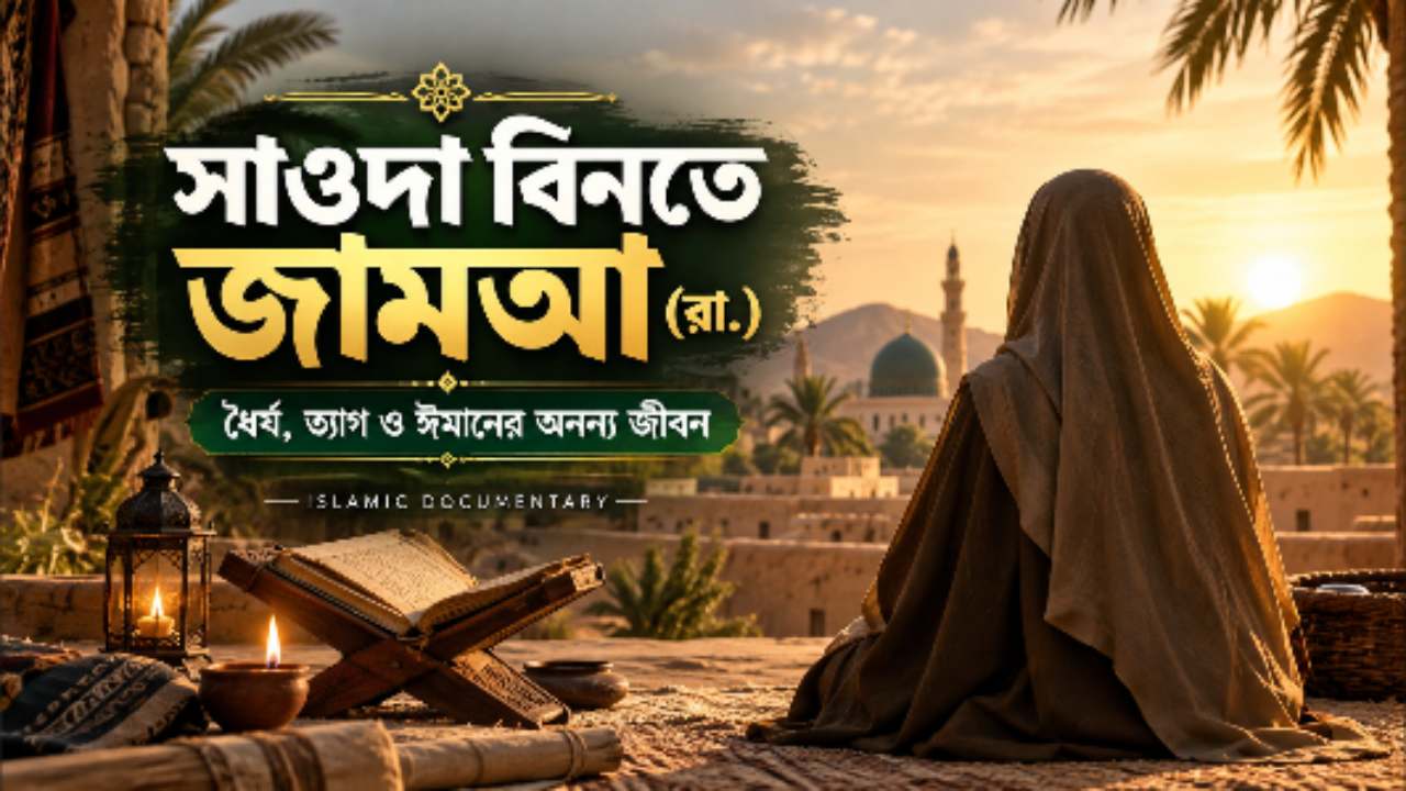 সাওদা বিনতে জামআ (রা.) — ধৈর্য, ত্যাগ ও ঈমানের অনন্য দৃষ্টান্ত।