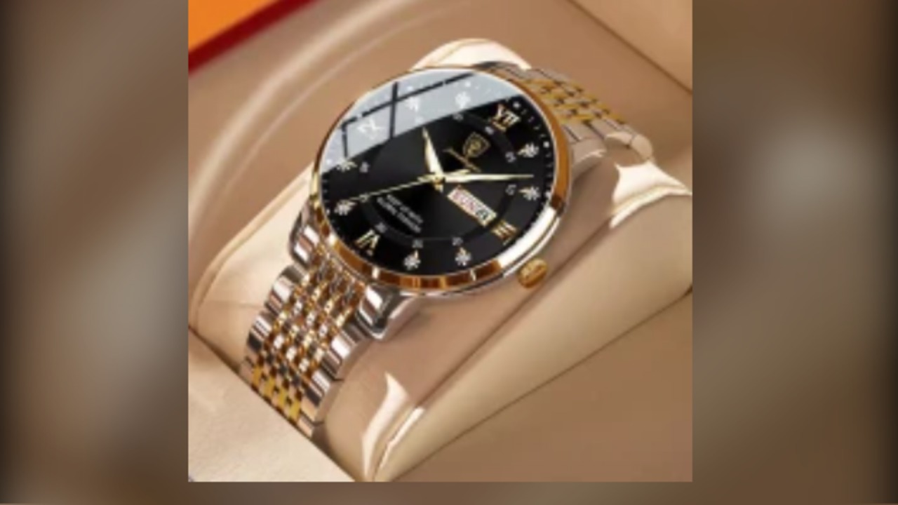POEDAGAR Men Watch Fashion Luxury Stainless Stain Business Quartz Watches Waterproof Luminous Week Date Men‘s Wristwatch