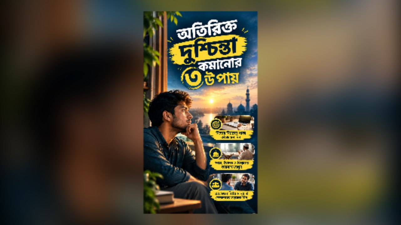অতিরিক্ত দুশ্চিন্তা কমানোর ৩টি কার্যকর উপায়: নিজের মনকে শান্ত রাখুন